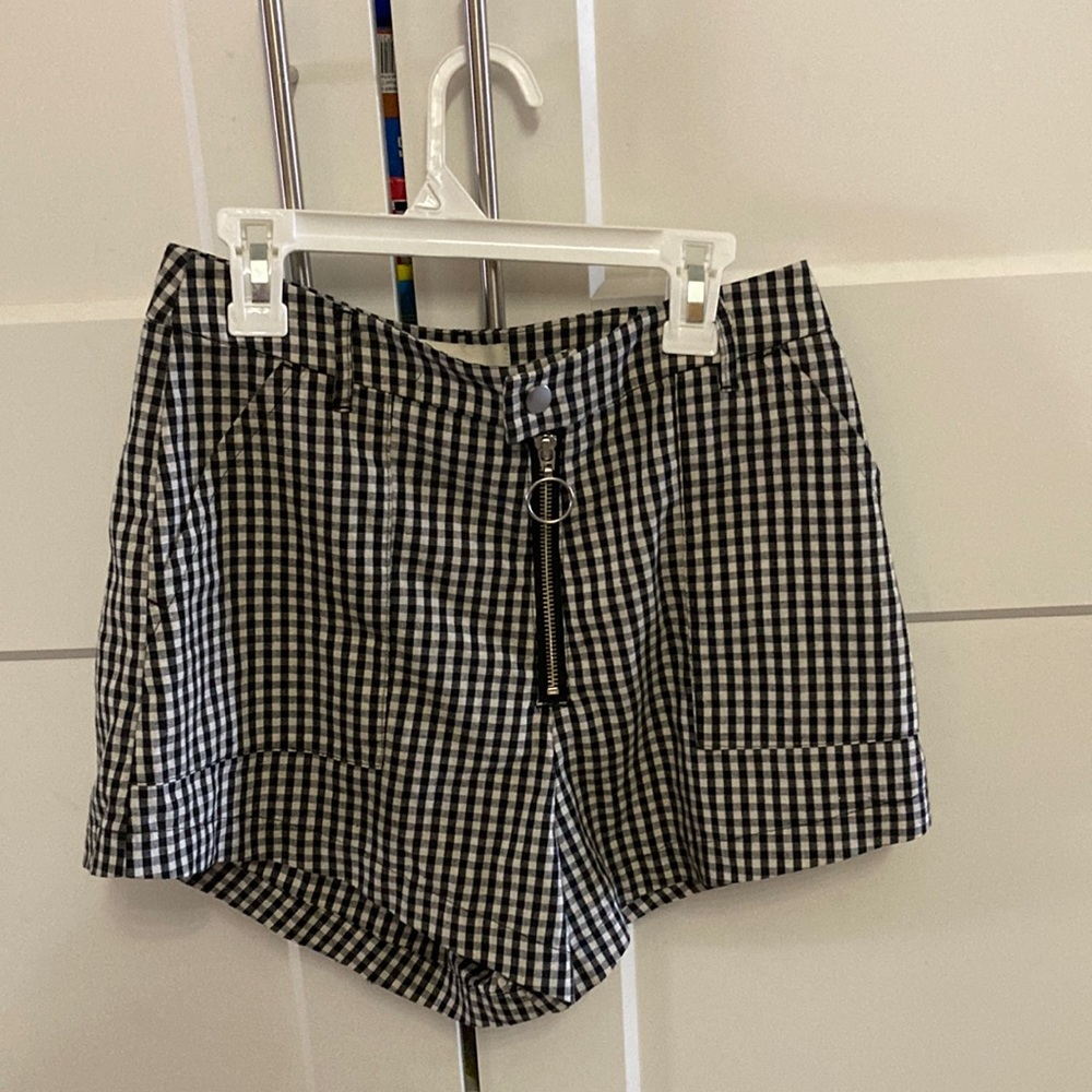 Plaid shorts